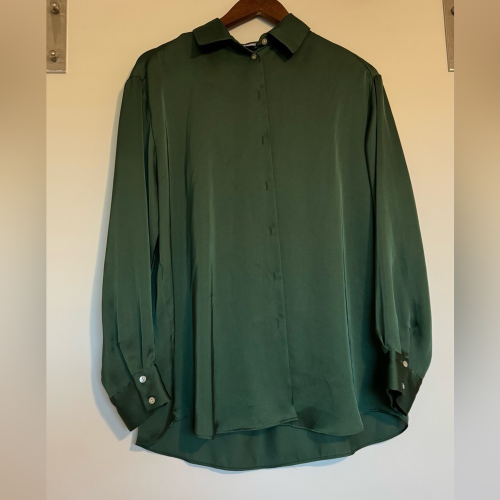 Zara Dark Green Blouse
